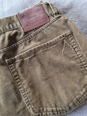 Polo by Ralph Lauren Men's Corduroy Pants in Olive Brown